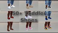 The Sims 4 CC: 50+ Toddler Shoes + CC download folder