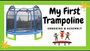 My First Trampoline Unboxing & Assembly(7ft) || Indoor & Outdoor Trampoline