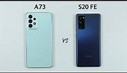 Samsung A73 vs Samsung S20 FE Speed Test & Camera Comparison