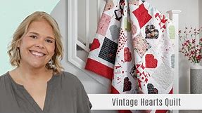 How to Make a Vintage Hearts Quilt - Free Quilting Tutorial