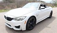 2016 BMW M4 Convertible. M Performance Exhaust. Mineral White. Virtual Test Drive.