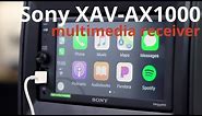 Sony XAV-AX1000 touchscreen receiver with Apple CarPlay | Crutchfield video