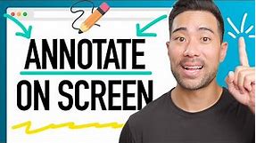 How To Draw and Annotate on Screen to Present Better!