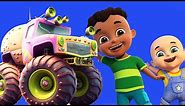 Car Videos S01 E03 | Racing Car Rescue Video | baby Monster Trucks vs Police Cars | Nursery Rhymes