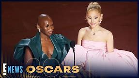 Ariana Grande and Cynthia Erivo Look Wickedly Amazing on Stage Together! | 2024 Oscars