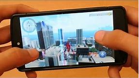 Nexus 5 Android L Amazing Spiderman 2 Gameplay Test