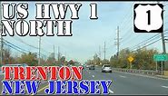 US 1 North - The Turnpike Alternative - Trenton to New Brunswick - New Jersey - 4K Highway Drive