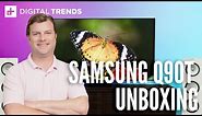 Samsung Q90T QLED TV Unboxing, setup, impressions