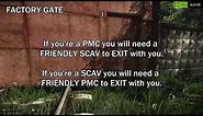 Factory Gate (Woods) Exit Location With Map - Escape From Tarkov