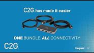 C2G Docking Station Kits - One Bundle. All Connectivity.