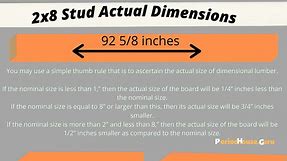 2×8 Actual Size? – What Are The Actual Measurements And Why? | The Period House Guru