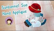 How to Applique | Sunbonnet Sue @happyquiltday #diy #handmade