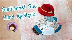 How to Applique | Sunbonnet Sue @happyquiltday #diy #handmade