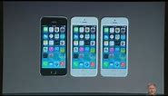 Apple unveils new iPhone 5S and 5C