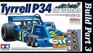 Tamiya 1/12 Scale Tyrrell P34 Six Wheeler Formula 1 Car. Part 3 Full Online Build
