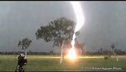 Close "clear-air" lightning bolt! - Darwin Australia