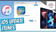 How to Update ios of iPad using iTunes 2023 | Update ios of iPad to ios 16 using iTunes