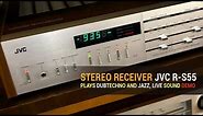 Stereo Receiver JVC R-S55 Plays Dub-techno and Jazz, Live Sound Demo