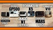 Best 4K "Living Room" Projectors 2023 || JMGO N1 Ultra, Formovie X5, Dangbei Mars Pro, BENQ GP500