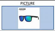 KDEAM Polarized Sunglasses Men Sport Eyewear Brand Designer Driving Oculos De Sol Reflectiv