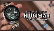 [Full Review] HW6 Max Smartwatch with Curved Display - Latest Huawei Watch 4 Pro Replica!