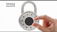 How to Open a Combination Lock