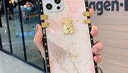 KERZZIL Glitter Foil Marble Case for iPhone 12 pro max