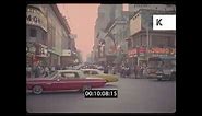 1960s New York, POV Driving Times Square, 35mm