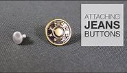 How to Attach a Jeans Button
