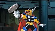 Super Hero Squad Show-Thor & Beta Ray Bill vs Stranger/Mjolnir choose Bill
