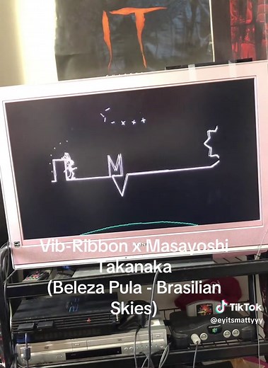 Vib-Ribbon x Takanaka! (Beleza Pula - Brasilian Skies) #vibribbon #takanaka #gaming #playstation #inmyroom