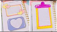 3 Beautiful and Creative Notebook Decoration Ideas / How to Decorate your notes