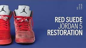 Air Jordan 5 Red Suede Restoration With Vick Almighty