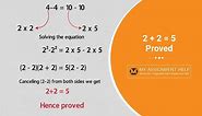 2 + 2 = 5 | Two Plus Two Equals Five - Proved with Two Easy Methods