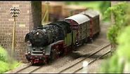 Fantastic Steam Locomotive Model Railway Layout in HO Scale