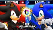 SONIC VS SHADOW!! - Sonic & Shadow Play Super Smash Bros Ultimate!