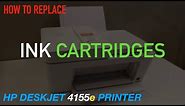 HP DeskJet 4155e Printer Ink Cartridge Replacement Video.