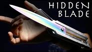 How To Make An Assassin's Creed HIDDEN BLADE! - Rainbow Metal, Spring Loaded (Simple Build)