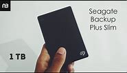 Seagate Backup Plus Slim External Hard Drive : Unboxing, Review and Speed Test
