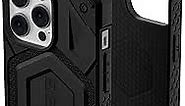 URBAN ARMOR GEAR UAG Designed for iPhone 14 Pro Max Case Kelvar Black 6.7" Monarch Pro Build-in Magnet Compatible with MagSafe Charging Rugged Shockproof Dropproof Premium Protective Cover
