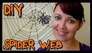 How To Make A Spider Web | CHEAP & EASY HALLOWEEN DECORATIONS 📍 How To With Kristin