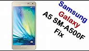 How to Samsung Galaxy A5 SM-A500F Firmware Update (Fix ROM)
