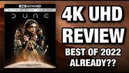 DUNE (2021) 4K UHD BLU-RAY REVIEW | THE BEST 4K OF 2022 ALREADY?