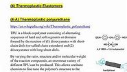 05.07 Thermoplastic Elastomers - Thermoplastic Polyurethanes (TPU) blocky copolymers