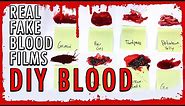 DIY FAKE BLOOD | Blood Recipe, Gel Blood, Textures | Real Fake Blood Films