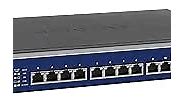 NETGEAR 12-Port 10G Multi-Gigabit Plus Switch (XS512EM) - Managed, with 2 x 10G SFP+, Desktop or Rackmount, and Limited Lifetime Protection