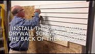 "Easy Panels" Retail or Garage Slatwall Panels