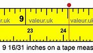 What is 9 16 of an Inch on a Ruler? Solved