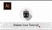 Delete Icon Tutorial| Adobe Illustrator
