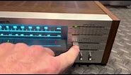 JVC R-S33 Stereo Receiver demo